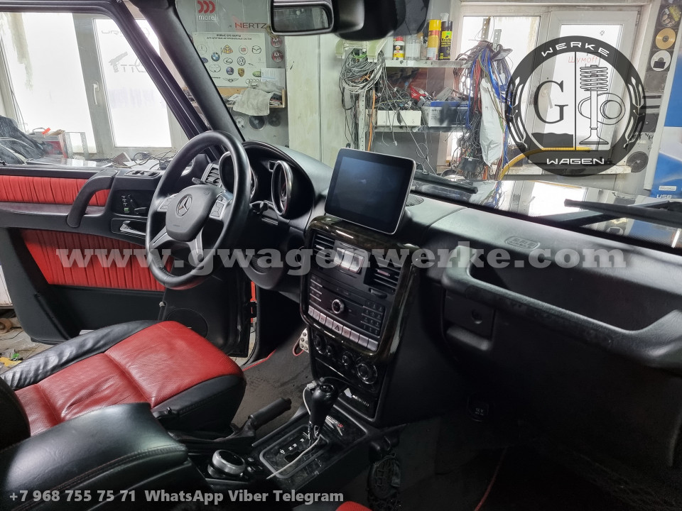 Gwagon 2009 dashboard remaking. Mercedes Comand 5.1 for G-Class W463